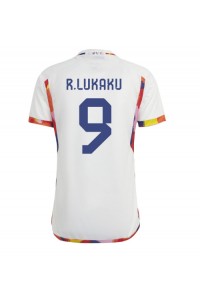 Belgia Romelu Lukaku #9 Fotballdrakt Borte Klær VM 2022 Korte ermer